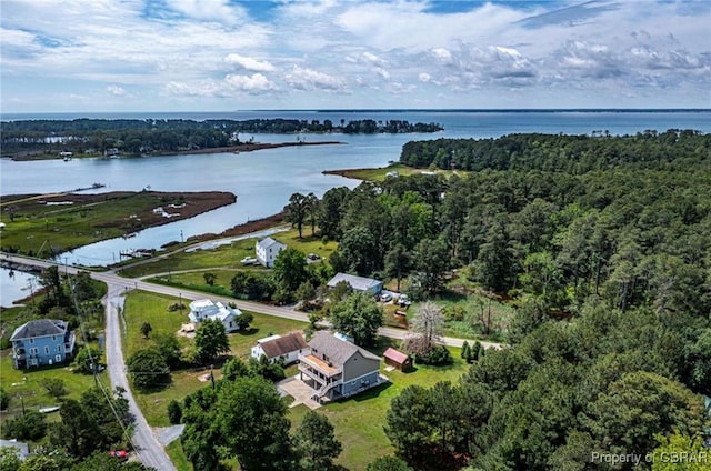 224 Oyster Creek Dr, White Stone, VA 22578 - drone / aerial view of a nearby body of water