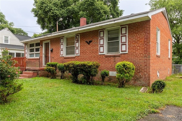 4 W Jerald St, Henrico, VA 23075 - ranch-style house featuring brick siding and a chimney