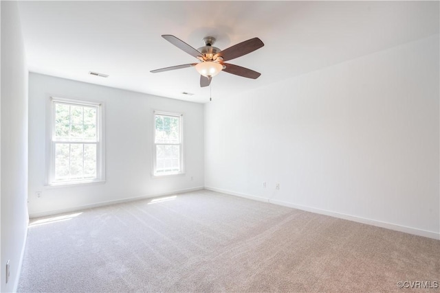 3206 Ramsey Dr, Chester, VA 23831 - carpeted spare room with a ceiling fan and baseboards