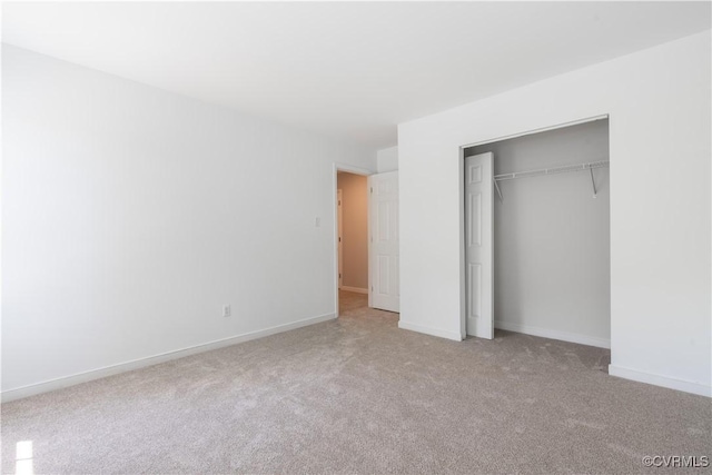 3206 Ramsey Dr, Chester, VA 23831 - unfurnished bedroom featuring carpet flooring, a closet, and baseboards
