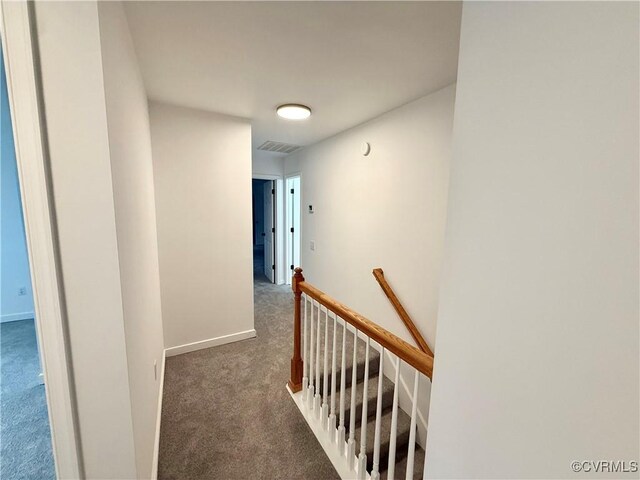 4608 Stoney Creek Pkwy, Chester, VA 23831 - corridor with an upstairs landing, carpet flooring, and baseboards