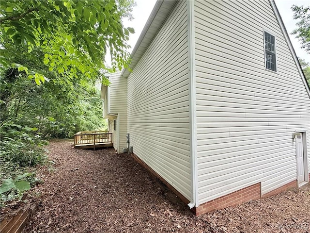 4608 Stoney Creek Pkwy, Chester, VA 23831 - view of side of property featuring a wooden deck
