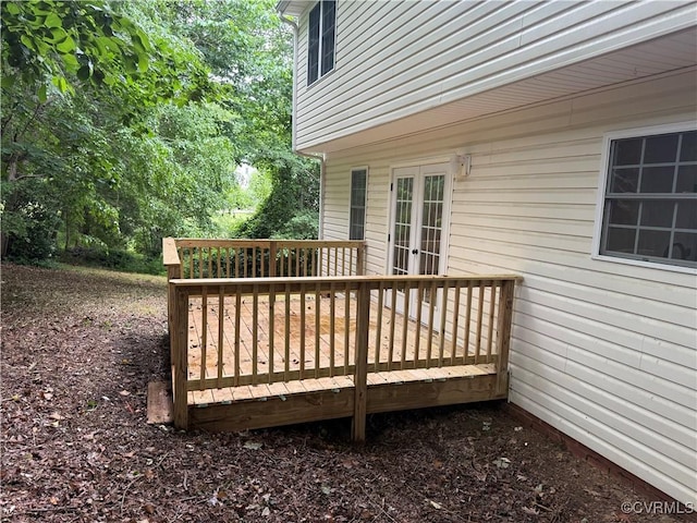 4608 Stoney Creek Pkwy, Chester, VA 23831 - wooden terrace with french doors
