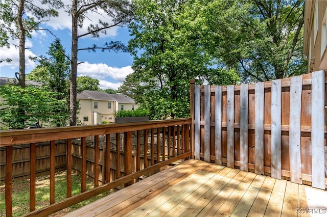 2615 Towngate Ct, Henrico, VA 23233 - view of wooden deck