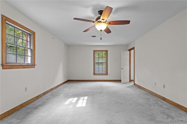 325 Hamlet Rd, Manakin Sabot, VA 23103 - spare room with carpet flooring and ceiling fan