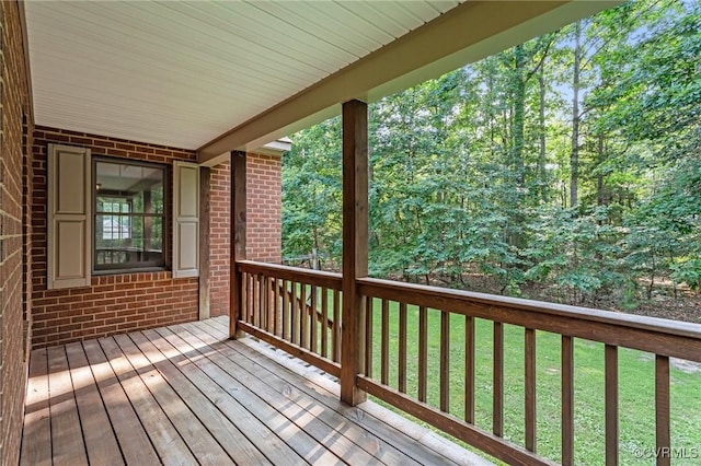 325 Hamlet Rd, Manakin Sabot, VA 23103 - wooden deck with a yard