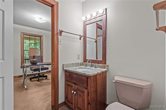 325 Hamlet Rd, Manakin Sabot, VA 23103 - half bath featuring vanity and toilet