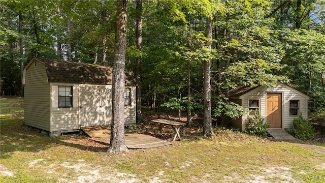 325 Hamlet Rd, Manakin Sabot, VA 23103 - view of green lawn featuring a storage unit