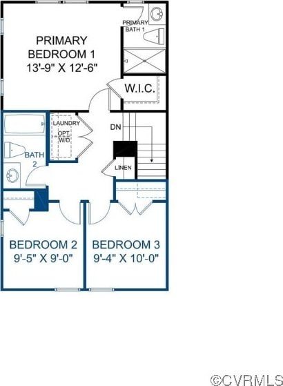 3401 Pond Aly, Richmond, VA 23234 - home floor plan