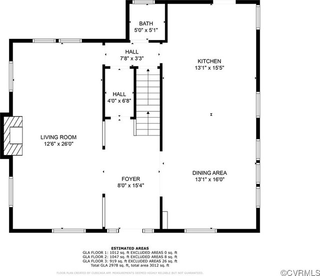 2920 Hawthorne Ave, Richmond, VA 23222 - floor plan / room layout