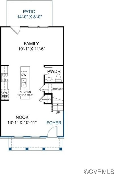 3405 Pond Aly, Richmond, VA 23234 - home floor plan
