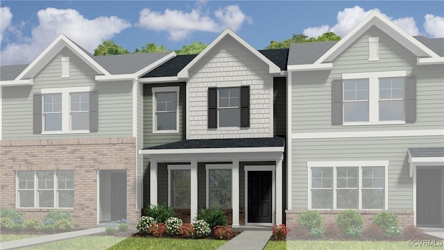 3405 Pond Aly, Richmond, VA 23234 - view of front facade featuring brick siding