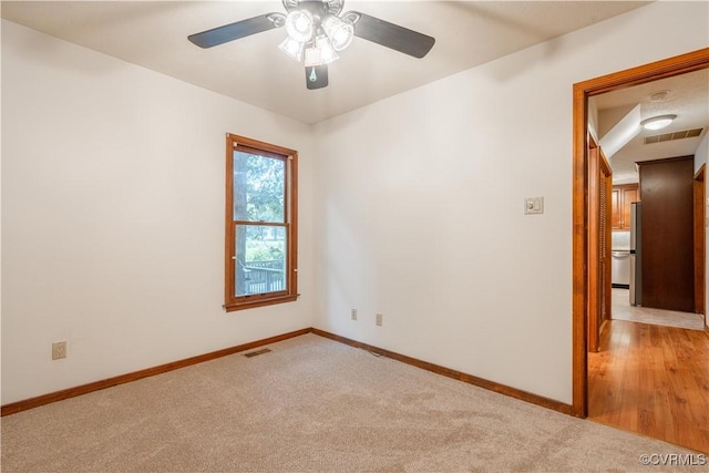 13100 Spring Trace Pl, Midlothian, VA 23112 - unfurnished room with light carpet and ceiling fan