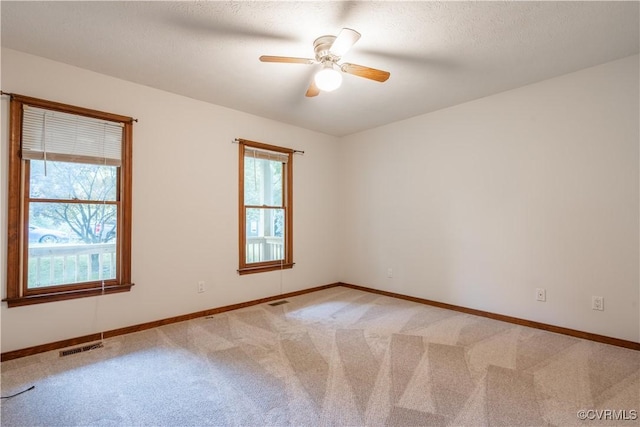 13100 Spring Trace Pl, Midlothian, VA 23112 - spare room with light carpet and ceiling fan