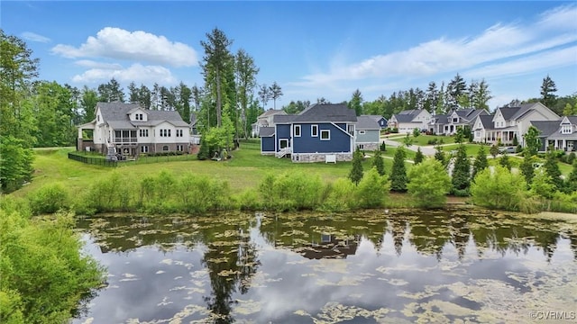 17912 Pine Canyon Trl, Moseley, VA 23120 - water view with nearby suburban area
