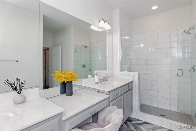 17912 Pine Canyon Trl, Moseley, VA 23120 - full bath with a shower stall and vanity