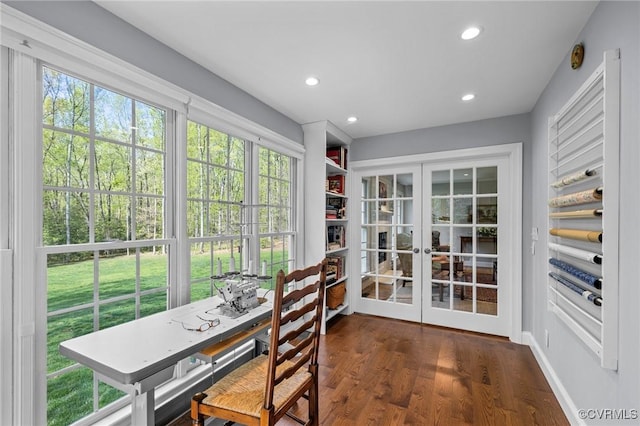 20031 Woodland Fox Ln, Rockville, VA 23146 - sunroom featuring french doors