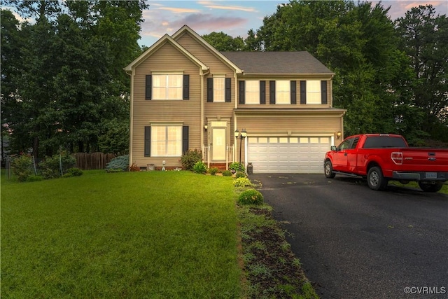 8412 Newbys Mill Dr, Chesterfield, VA 23832 - traditional-style house featuring asphalt driveway and an attached garage