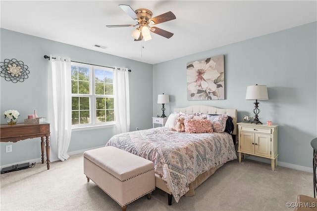 8412 Newbys Mill Dr, Chesterfield, VA 23832 - bedroom featuring light colored carpet and a ceiling fan
