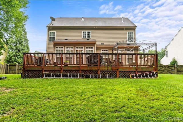8412 Newbys Mill Dr, Chesterfield, VA 23832 - back of property featuring a gazebo, a fenced backyard, and a wooden deck