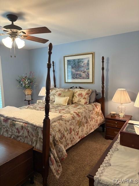 11292 Silverstone Dr, Mechanicsville, VA 23116 - bedroom with ceiling fan and carpet