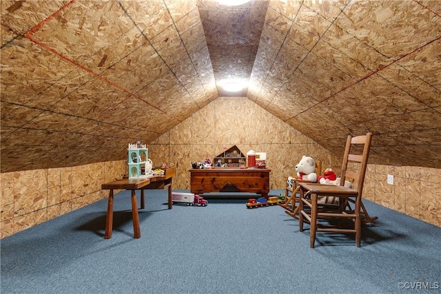 522 Hunt Field Rd, Manakin Sabot, VA 23103 - additional living space with carpet and vaulted ceiling