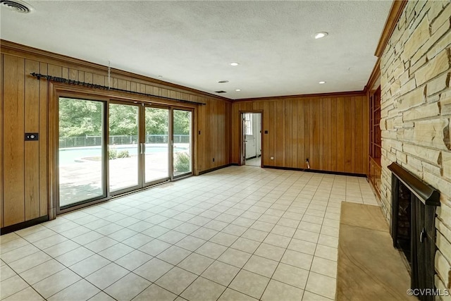 3320 Traylor Dr, Richmond, VA 23235 - indoor wet bar with light tile patterned floors and wood walls