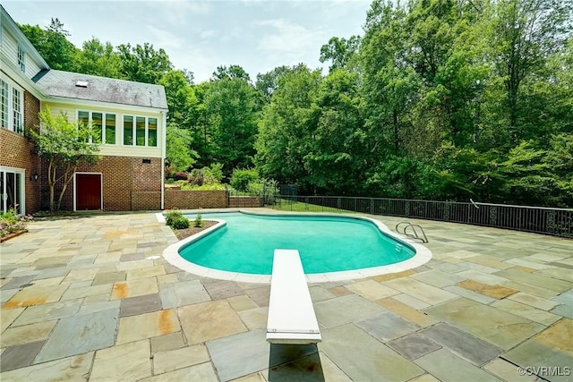 3320 Traylor Dr, Richmond, VA 23235 - view of pool featuring a patio area and view of wooded area