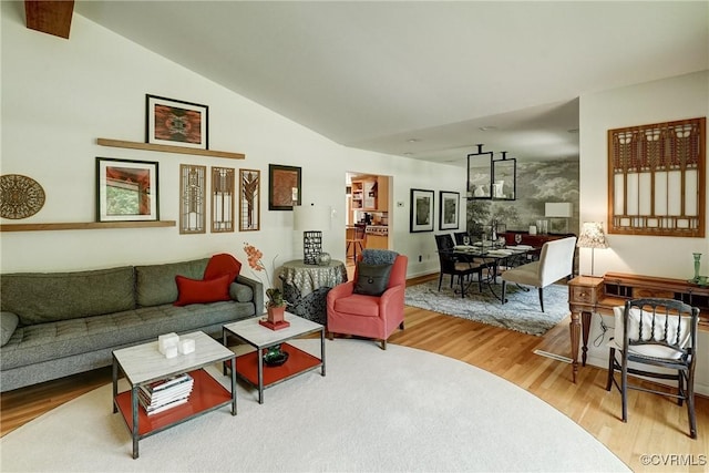 2940 Queenswood Rd, Midlothian, VA 23113 - living area with wood finished floors and lofted ceiling