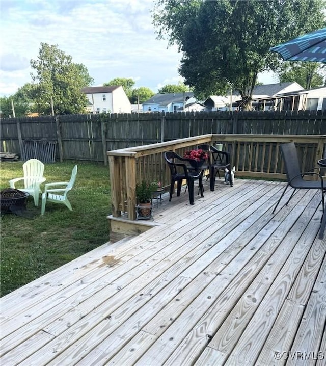 5630 Autumnleaf Dr, Chesterfield, VA 23234 - deck with an outdoor fire pit