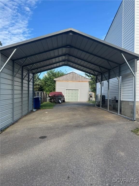 5630 Autumnleaf Dr, Chesterfield, VA 23234 - view of parking / parking lot featuring a carport and driveway