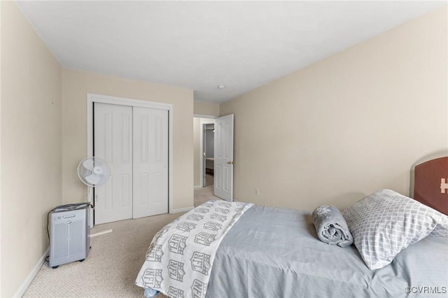 2808 Yellow Wing Ct, Henrico, VA 23231 - carpeted bedroom with a closet and baseboards
