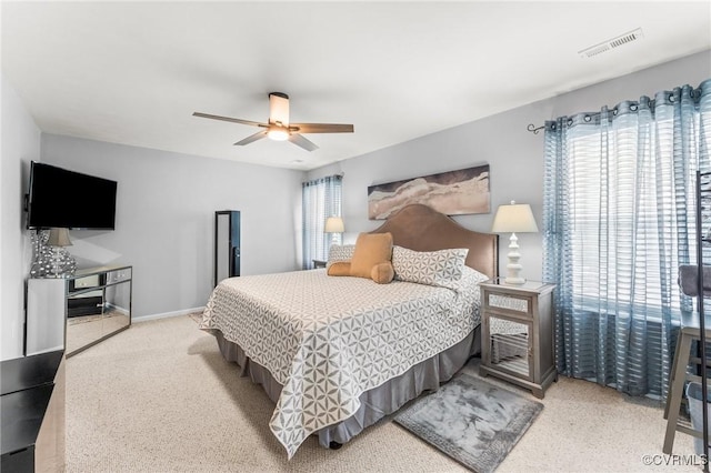 2808 Yellow Wing Ct, Henrico, VA 23231 - carpeted bedroom featuring a ceiling fan and baseboards