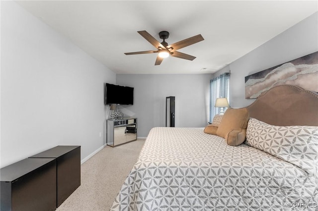2808 Yellow Wing Ct, Henrico, VA 23231 - bedroom featuring baseboards, ceiling fan, and carpet flooring