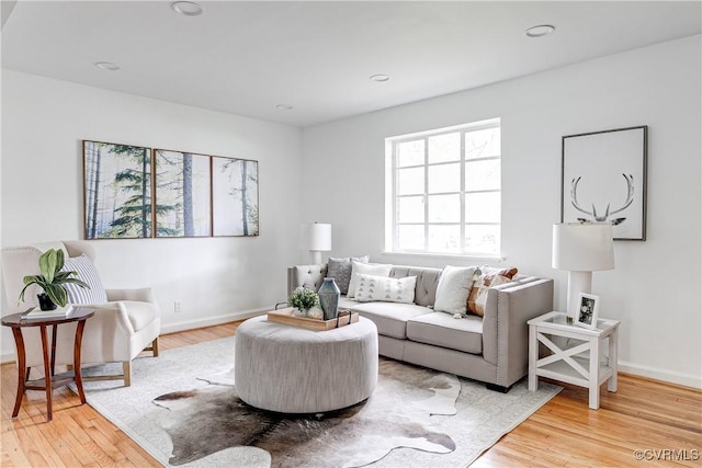 6904 Three Chopt Rd, Richmond, VA 23226 - living room featuring wood finished floors and baseboards