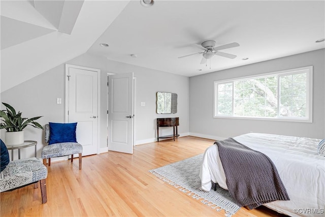6904 Three Chopt Rd, Richmond, VA 23226 - bedroom featuring light wood finished floors, baseboards, and a ceiling fan