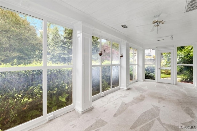 1601 Princeton Rd, Richmond, VA 23227 - unfurnished sunroom featuring carpet flooring and healthy amount of natural light