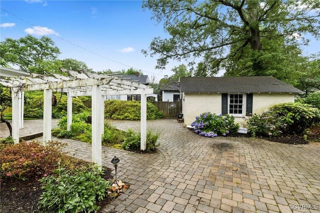 1601 Princeton Rd, Richmond, VA 23227 - view of patio / terrace featuring a pergola