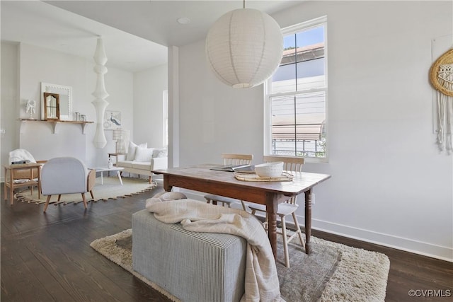 122 Elm St, Petersburg, VA 23803 - dining room with wood finished floors and baseboards