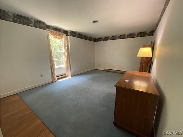 2458 Happy Hill Ln, Mechanicsville, VA 23111 - unfurnished room with a baseboard heating unit and baseboards