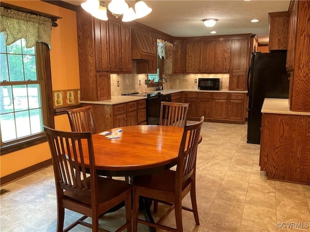 2458 Happy Hill Ln, Mechanicsville, VA 23111 - dining room featuring a chandelier and recessed lighting