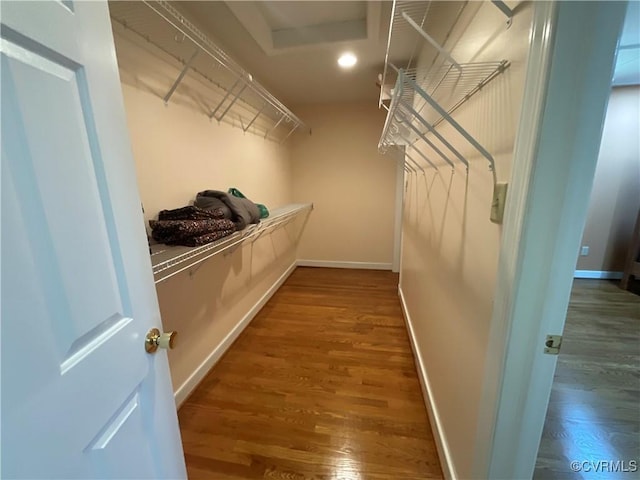 2458 Happy Hill Ln, Mechanicsville, VA 23111 - spacious closet with wood finished floors