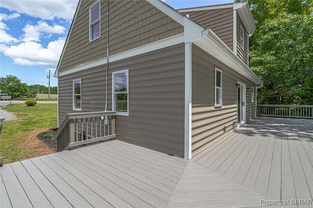 647 Lakeview Dr, Heathsville, VA 22473 - view of wooden terrace
