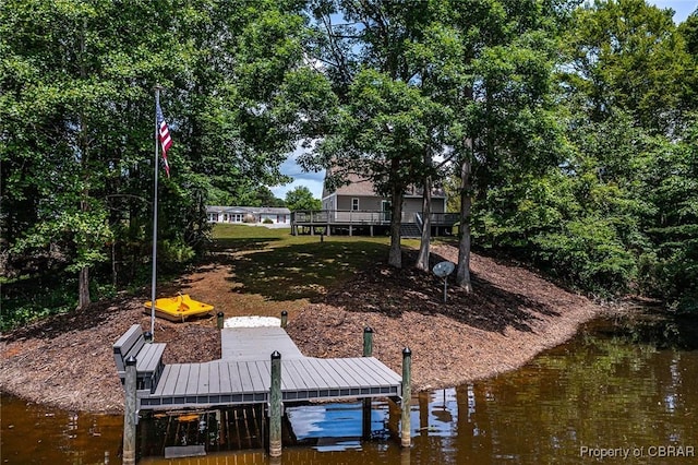 647 Lakeview Dr, Heathsville, VA 22473 - dock area with a water view
