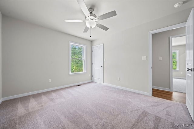 TBD Vista Lane, Mineral, VA 23117 - unfurnished bedroom with carpet, baseboards, and ceiling fan