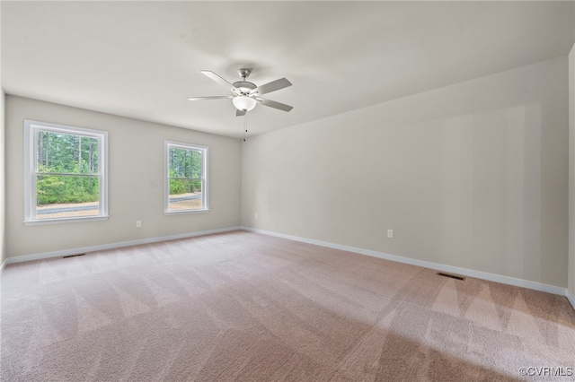 TBD Vista Lane, Mineral, VA 23117 - empty room featuring light colored carpet, baseboards, and ceiling fan
