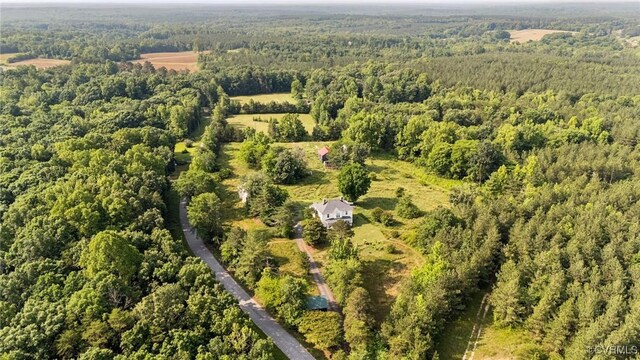 36 Carter Rd, Cumberland, VA 23040 - view of property location featuring a forest