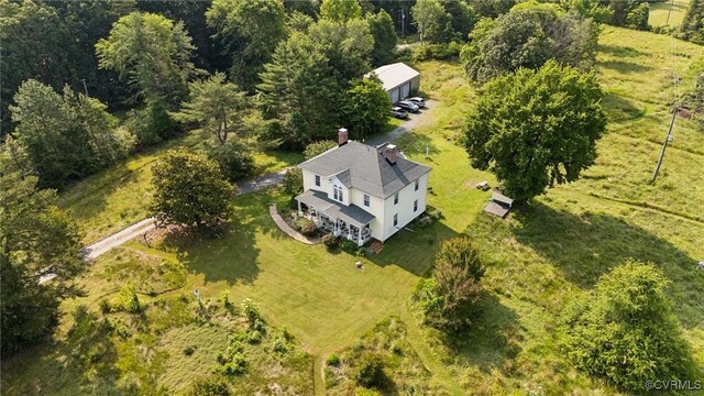 36 Carter Rd, Cumberland, VA 23040 - aerial view of property and surrounding area