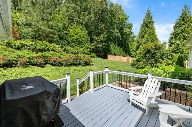 4030 Water Overlook Blvd, Midlothian, VA 23112 - deck with a yard and grilling area