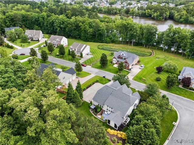 4030 Water Overlook Blvd, Midlothian, VA 23112 - aerial view of residential area with a large body of water